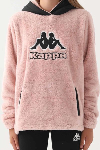 Kappa سويت شيرت للفتيات باللون الوردي من 7 إلى 16 سنة