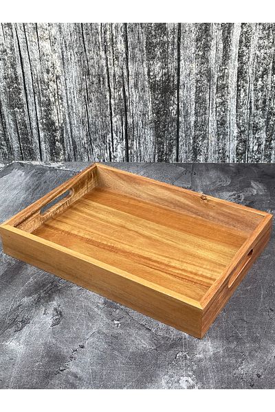 YzHome Luxury Tea Coffee Serving Large Size Acacia - 40*29cm Tray