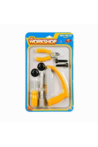 NillyToys 3719 Zapp Toys - My Workshop 9 Piece Repair Set