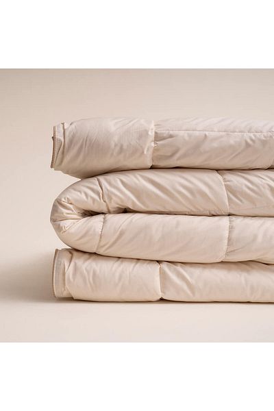 Penelope 10.5 Tog 100% British Wool Filled Single Quilt - Wooly Pure Series