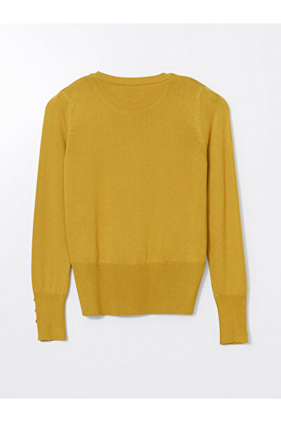 LC Waikiki Bisiklet Yaka Kadin Triko Kazak - W4LV50Z8