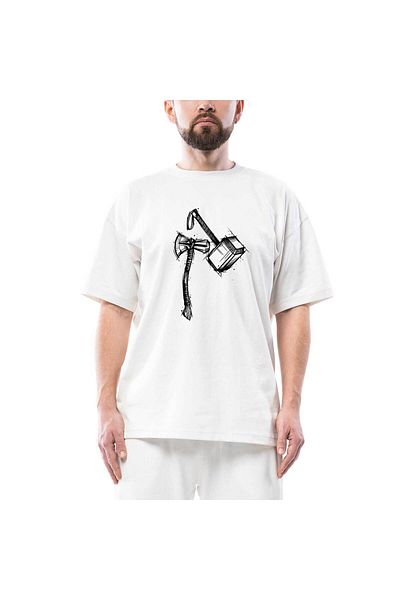 Z zepplin Thor Hummers Oversize Λευκό T-Shirt