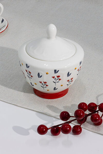 Benante Porselen Desenli Şekerlik