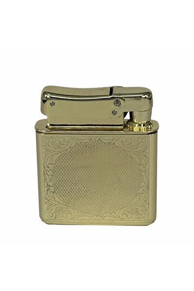 Cantayurdu Retro Benzinli Çakmak Muhtar Çakmağı Altın