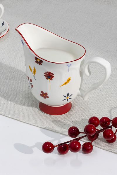 Benante Porcelain Patterned Milk Jug
