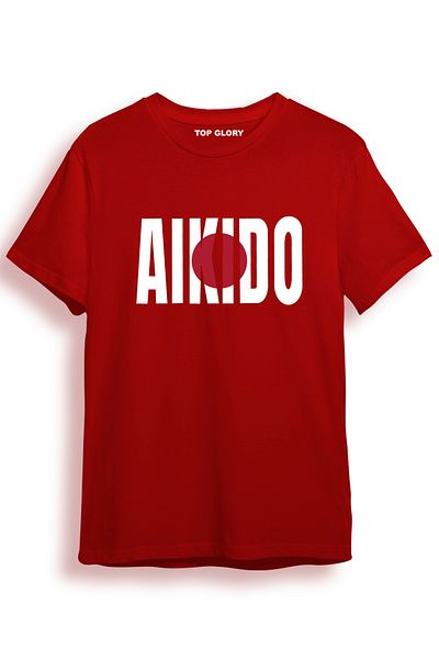 TOP GLORY Μπλουζάκι Aikido - Προσαρμοσμένο σχέδιο, Μοντέλο AW1005