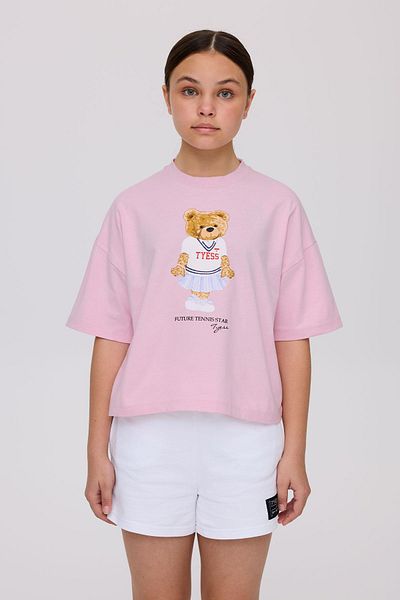 Tyess Tricou roz pentru fete BG Store