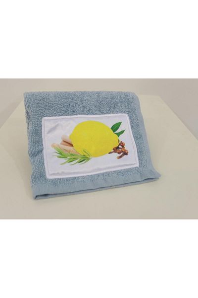 Ender Home Cottonverse Prosop de Bucătărie Brodat Lămâie 100% Bumbac 30x40 Cm