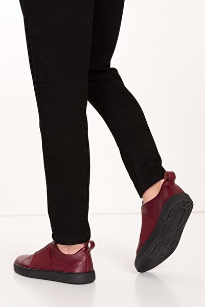 Gondol Erkek Hakiki Deri Lastikli Kolay Giyim Ayakkabı tx.7740