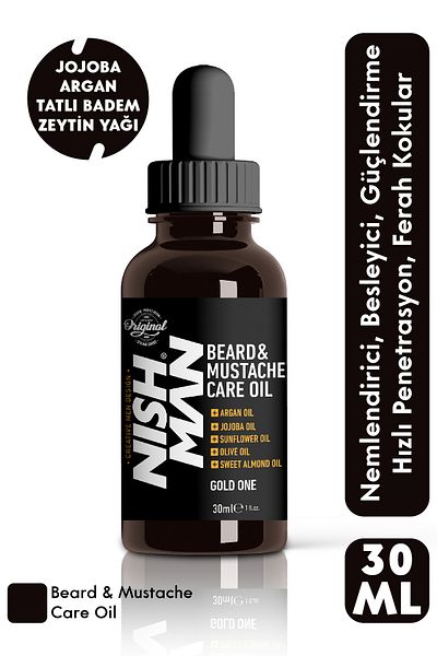 NISHMAN Beard Care Serum - Plumping and Revitalizing