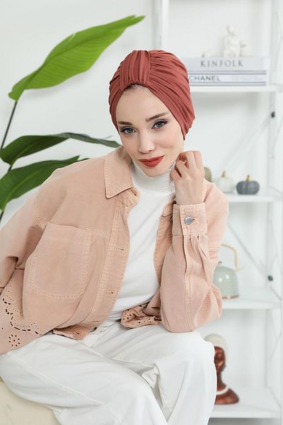 Aisha's Design موديل B-68 بونيه قطني ممشط