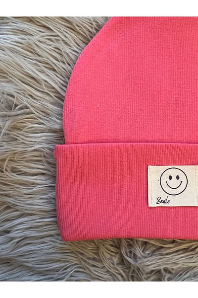 enes baby Pack of 2 Smile Smiley Face Stretchy Camisole Beanie