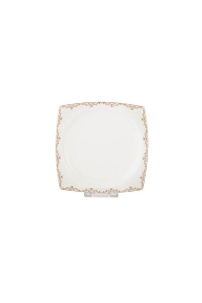 Dania A set of square porcelain dessert plates, 6 pieces
