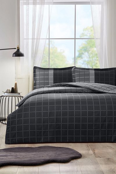 Özdilek Özdilek Black Nera Set de lenjerie de pat cu cearșaf elastic supradimensionat