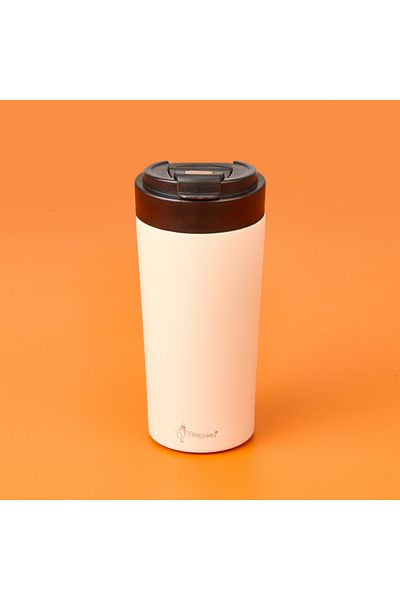 Penguen White Mug Thermos - 380 ml