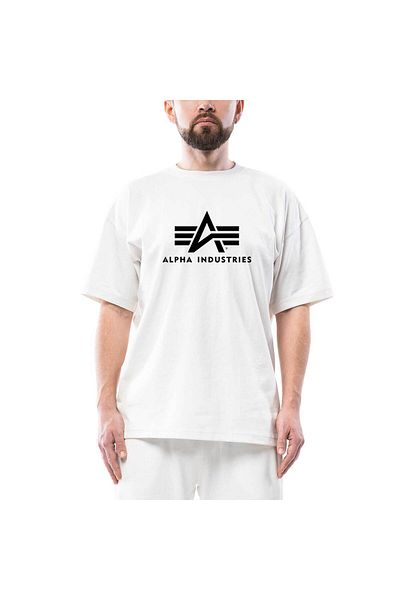 Z zepplin Αλφά Ινδστριες Oversize Λευκό T-Shirt
