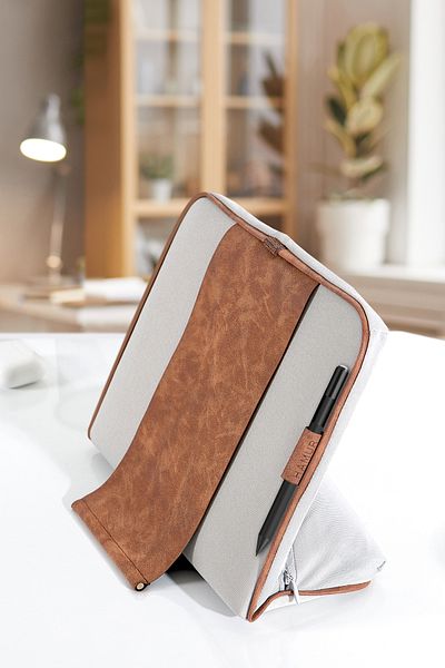 HAMUR Mousepad Suport pentru încheietura mâinii Pad/Pernă Suport pentru tabletă Suport pentru telefon Pânză lavabilă Detaliu din piele Gri