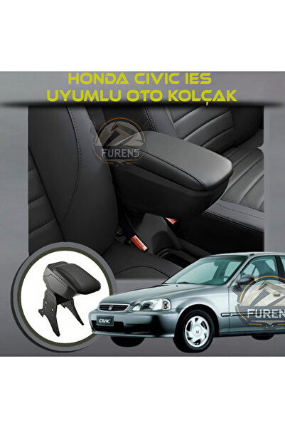 STS Oto Aksesuar Honda Civic İes Uyumlu Kol Dayama Ve Kolçak Sürgülü Bardaklı...