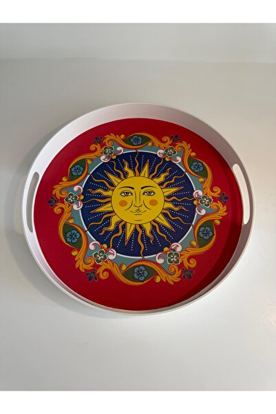 Melamin Yuvarlak Tepsi 36 CM