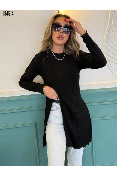 Kokosh moda Γυναικεία πλεκτή μπλούζα με μακρυμάνικη λαιμόκοψη