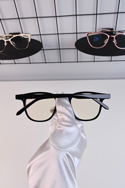 LOOKUP Blue Optical Glasses - Light Protection, Glass Changeable + Case + Cloth Gift Vintage