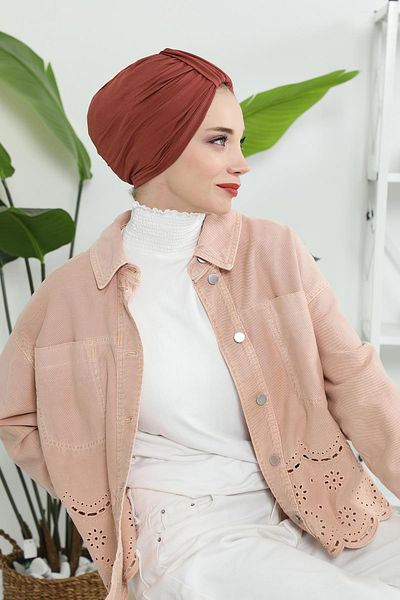 Aisha's Design موديل B-68 بونيه قطني ممشط