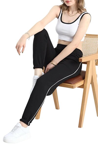 özcstore Unisex Kılbiye Şeritli Eşofman Altı