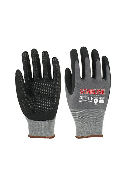 Starline E-92 Puanlı Mikro Köpük Nitril Eldiven Montaj Eldiveni No.10/extralarge - 1 Adet