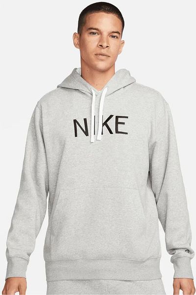 Nike Мъжки спортен суитшърт в сиво с качулка Мъжки суитшърт с качулка в сиво