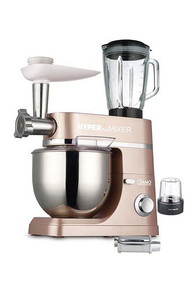 JANO 5-In-1 Electric Stand Mixer 1200 W,7L E02216 Gold
