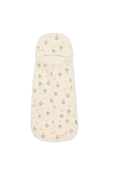 Bebetto Organic Reported Interloq Zippered Swaddle - Little Lamb P 446 5cm