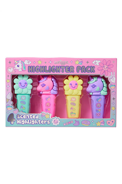 SMIGGLE 4 PARÇADAN OLUŞAN KOKULU KEÇELİ KALEM SETİ