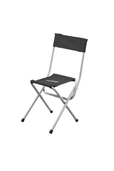 Genel Markalar Katlanabilir Balıkçı Kamp Taburesi - Arkalıklı - Siyah (19019)