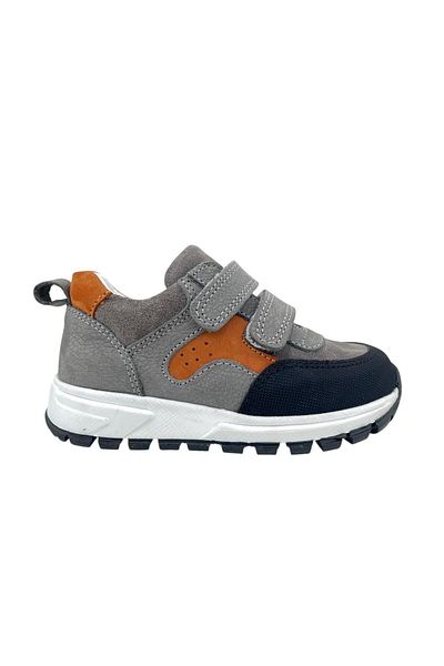 Nubebe Smoked Color Marmara Leather - Double Velcro Wide Fit Casual Shoes