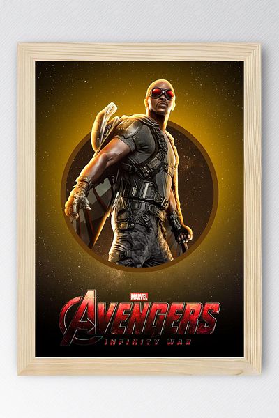 Saturn Pictură în rame The Falcon - Poster Marvel Avengers