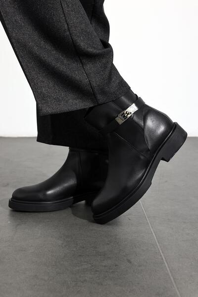 5in1Canpolat Μαύρες κλασικές μπότες ιππασίας 22391