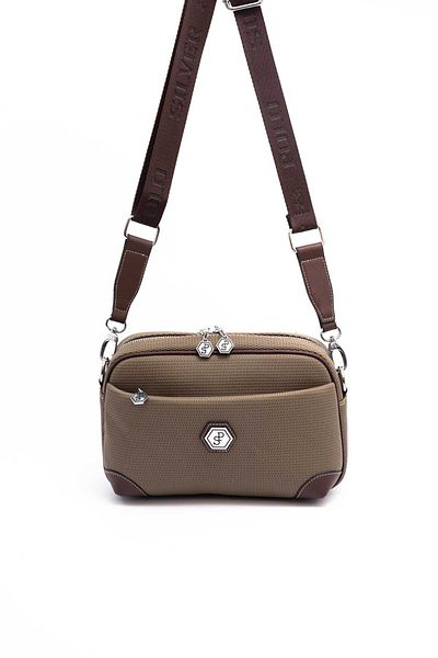 Silver Polo Geantă de damă Silver & Polo L.Khaki - Maro SP1094