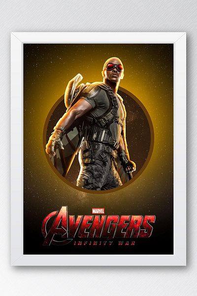 Saturn Pictură în rame The Falcon - Poster Marvel Avengers