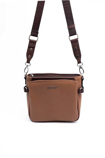 Silver Polo Geantă de damă Silver & Polo Caramel - maro SP884