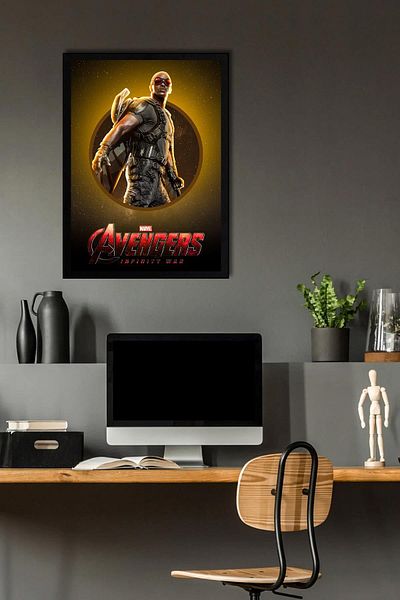 Saturn Pictură în rame The Falcon - Poster Marvel Avengers