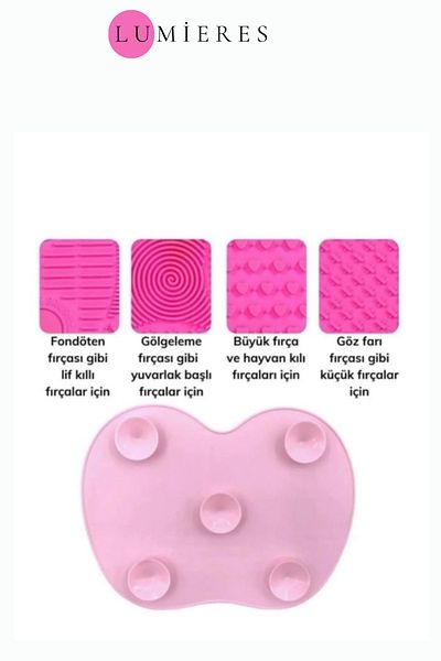 Lumieres Special Series Practical Washable Dryable Silicone Makeup Brush Sponge Cleaning Mat Apparatus