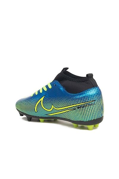 Walked Παπούτσια ποδοσφαίρου Astroturf Grass Gear Cleats με ψηλές κάλτσες στον αστράγαλο