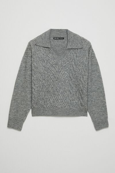 GRIMELANGE Nipur Women's V-Neck Recycle Knitwear Grimelange Sweater