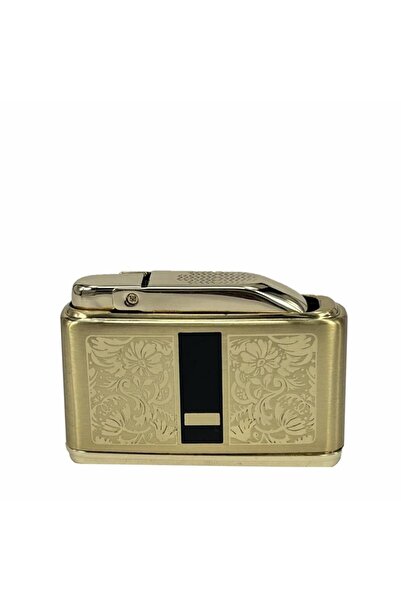 Cantayurdu İbelo Tarz Çelik Depo Çakmak Siyah Mineli Altın Renk