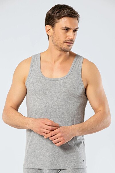 Cacharel Men's Undershirt, Cotton Lycra Men's Undershirt, White Undershirt