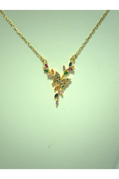 celisia "قلادة حجرية ملونة على شكل فراشة غير مشوهة، هدية للحبيب والمناسبات ال...