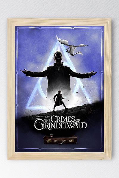 Saturn Pictură înrămată cu monștri fantastici - Poster de afiș de film