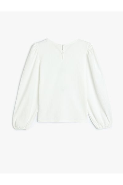 Koton ecru Long Sleeve Blouse