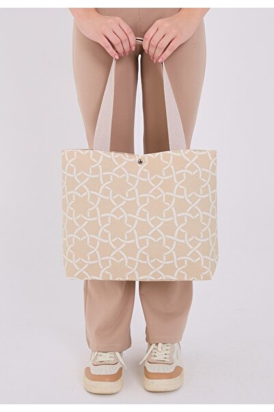 Pure Touch |   Women's Bag |   Canvas |   Large Size |   Lined |   Snap Faste...