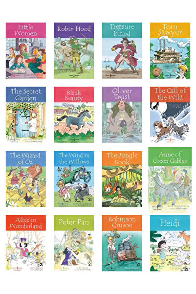 TÜRKİYE İŞ BANKASI KÜLTÜR YAYINLARI 8-13 Yaş İngilizce Çocuk Klasikleri Hikay...